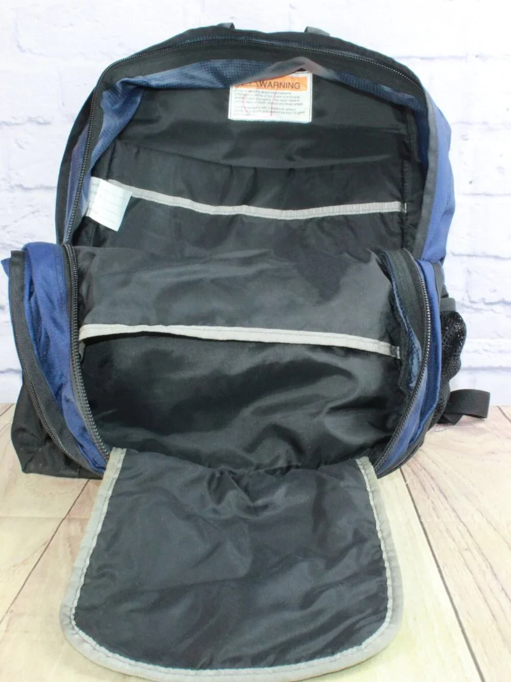 LL Bean Unisex Adult Navy A Super Deluxe Book Pack 41L School Travel Backpack