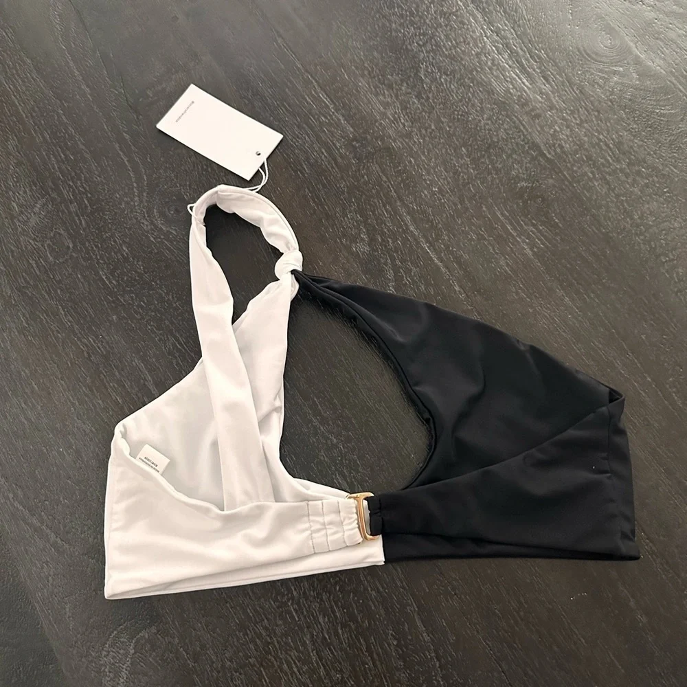 Lovers And Friends Jordy Top in‎ Black And White Sz S