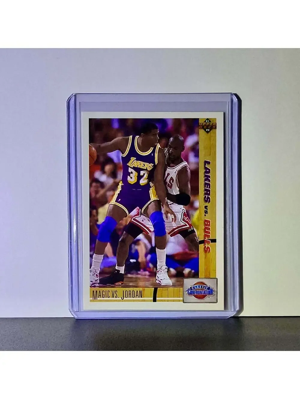 Magic Johnson Michael Jordan 1991-92 Upper Deck #34 Card Chicago Bulls