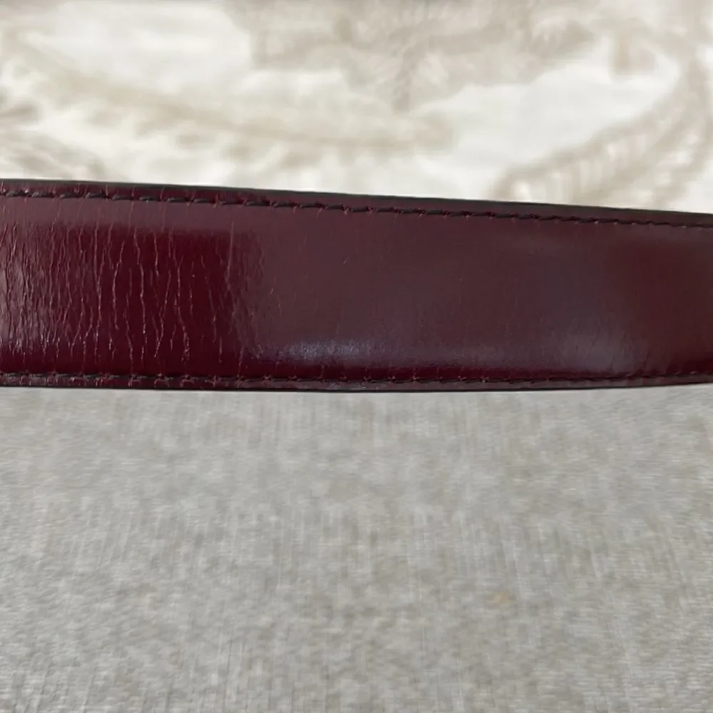 Beautiful Brighton Genuine English Calf on Clove leather belt.