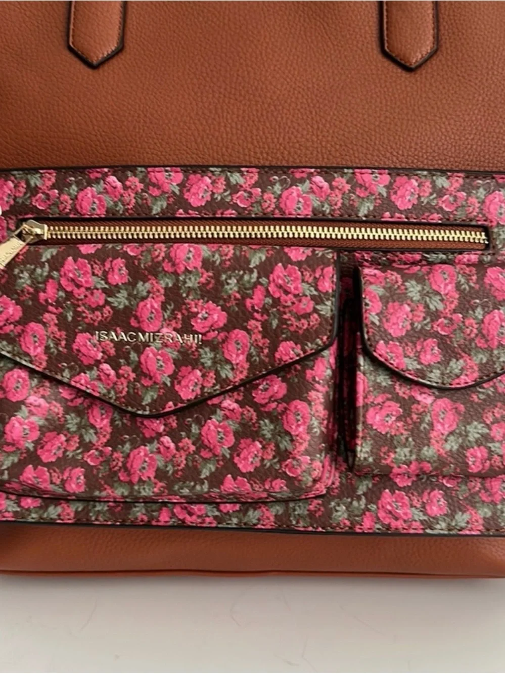 Isaac Mizrahi spacious leather