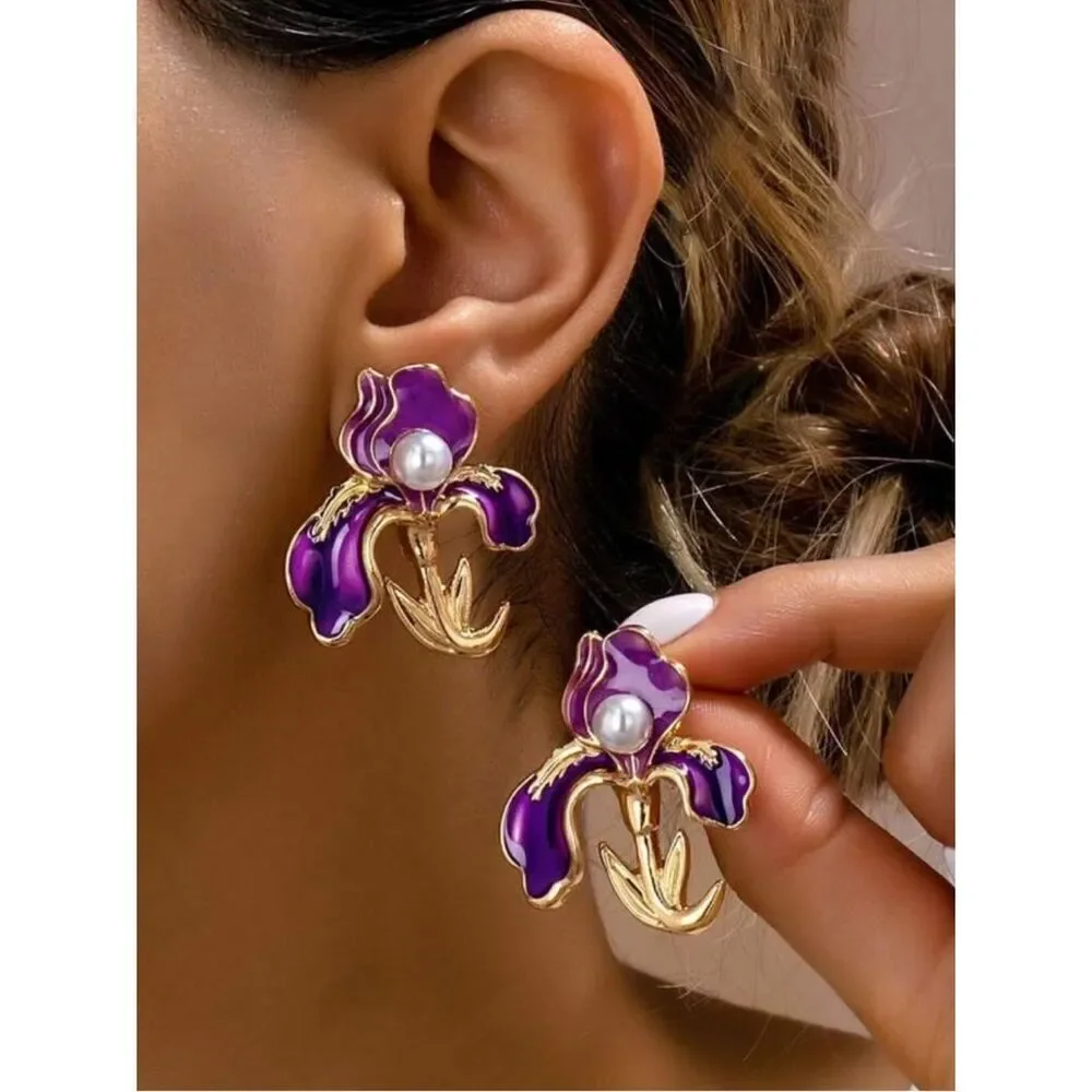 Anthropologie elegant purple