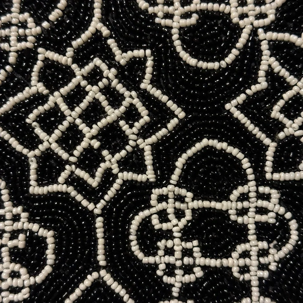 Versona Beaded Clutch Crossbody Purse