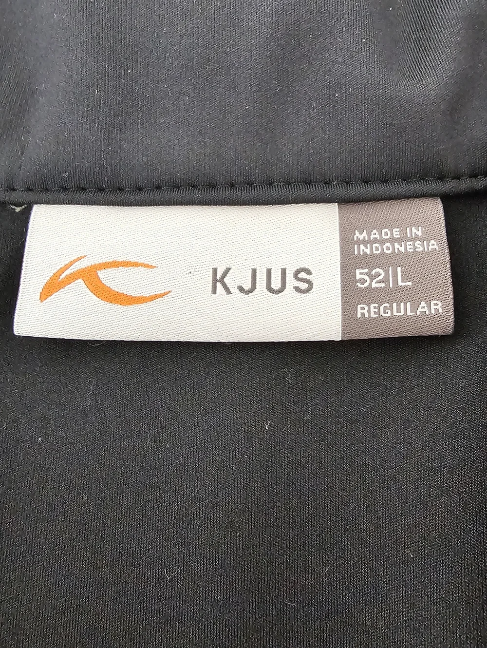 KJUS Men’s Retention Vest Black Quilted Lightweight  Full Zip Size 52L