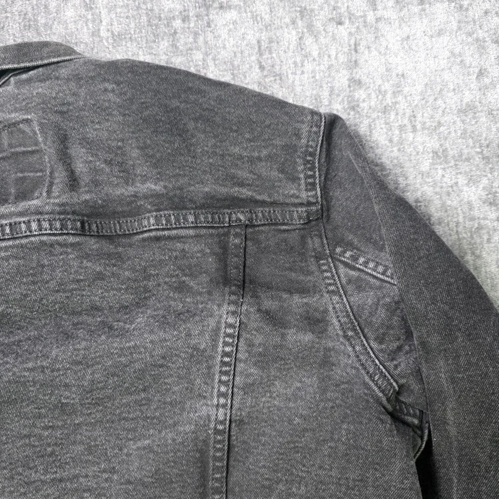 Levi's Trucker Jacket Mens XL Faded Black Type 3 III Denim Jean Distressed Punk