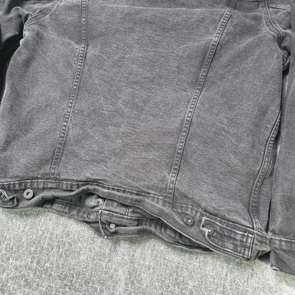 Levi's Trucker Jacket Mens XL Faded Black Type 3 III Denim Jean Distressed Punk