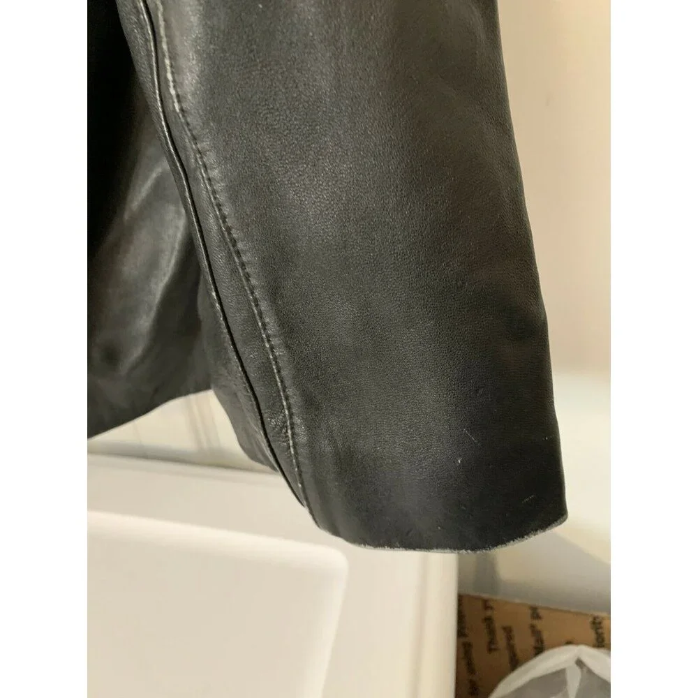 Niko Milano Jacket Men’s Sz 2XL‎ Soft Lambskin Full Zip Black