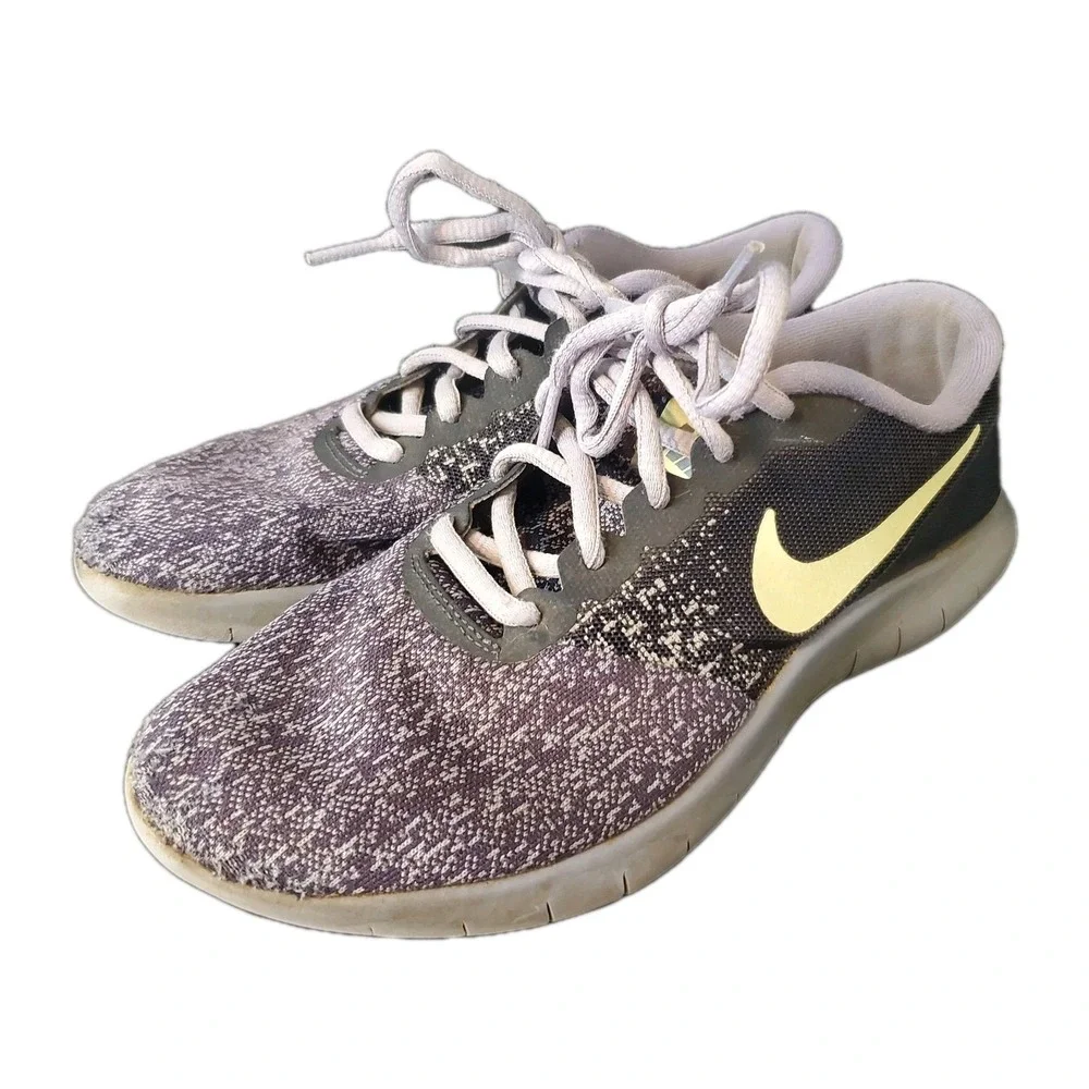 Nike Flex Contact Women's‎ Shoes Size  US 7 EU 38 Dark Obsidian Volt