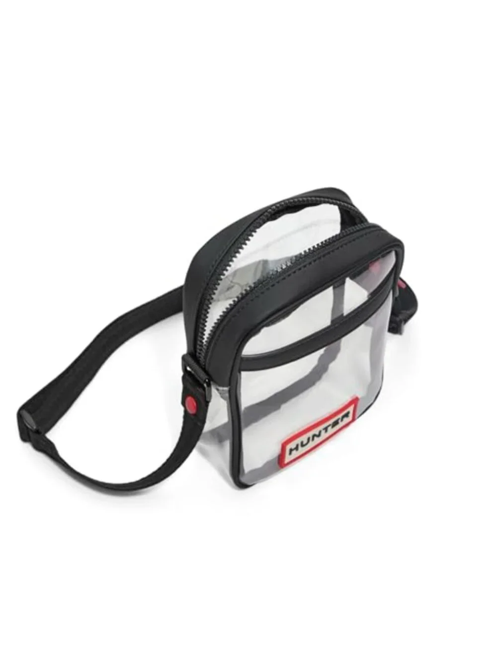 Clear TPU Crossbody Bag Adjustable Strap Zippered Pocket