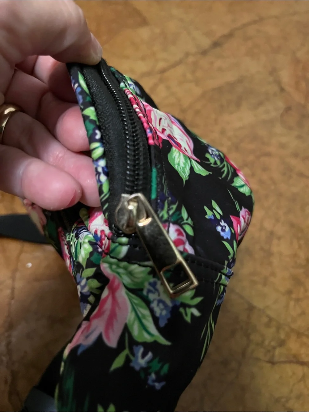 Wododo Pattern Floral Print Fashion Cute Fanny Pack