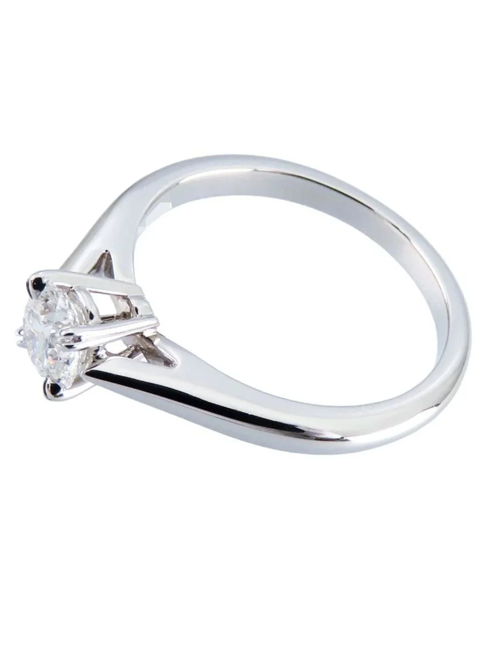 Harry Winston Solitaire Ring Platinum Diamond