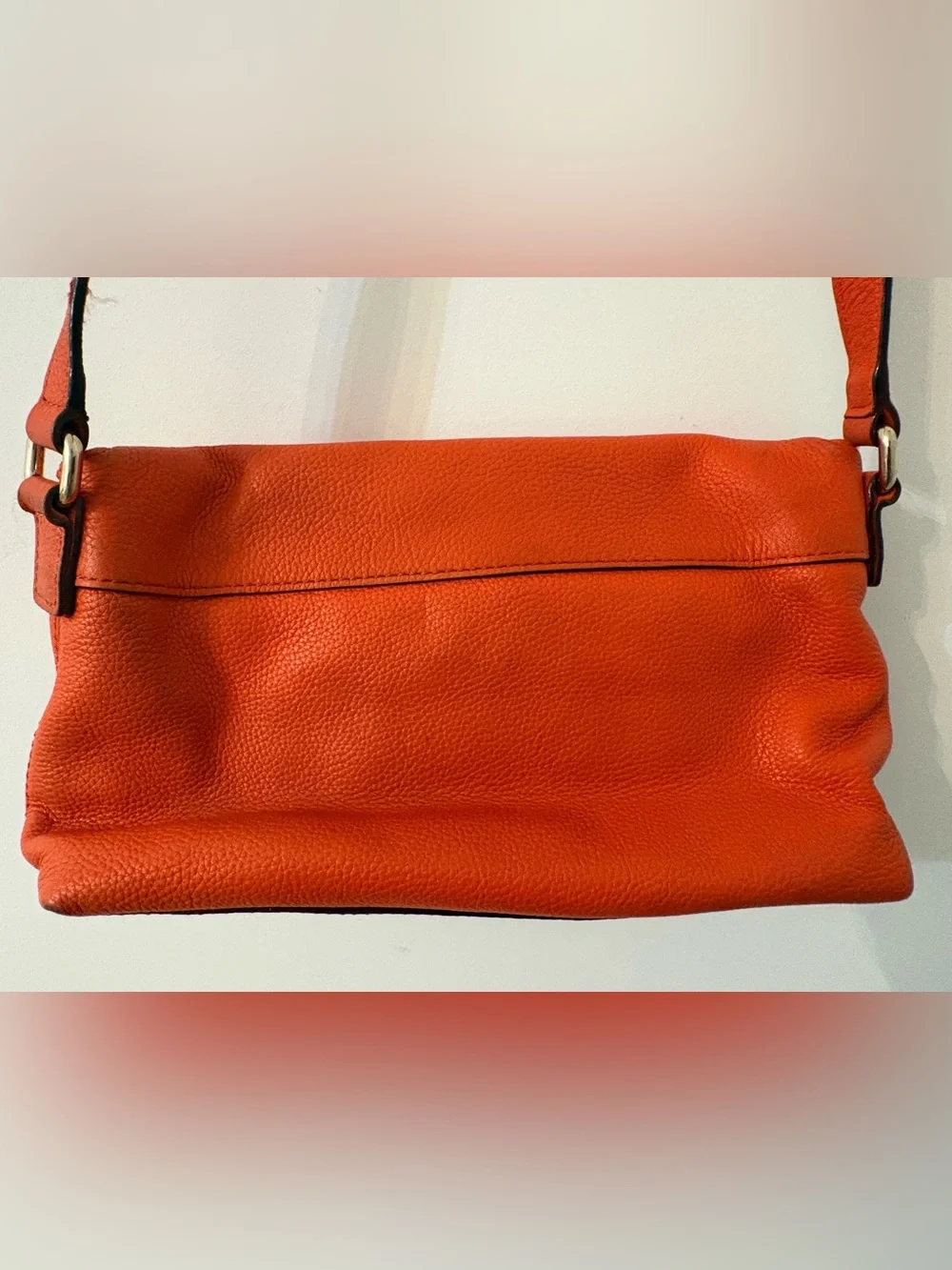 Kate Spade Orange Leather Crossbody Bag