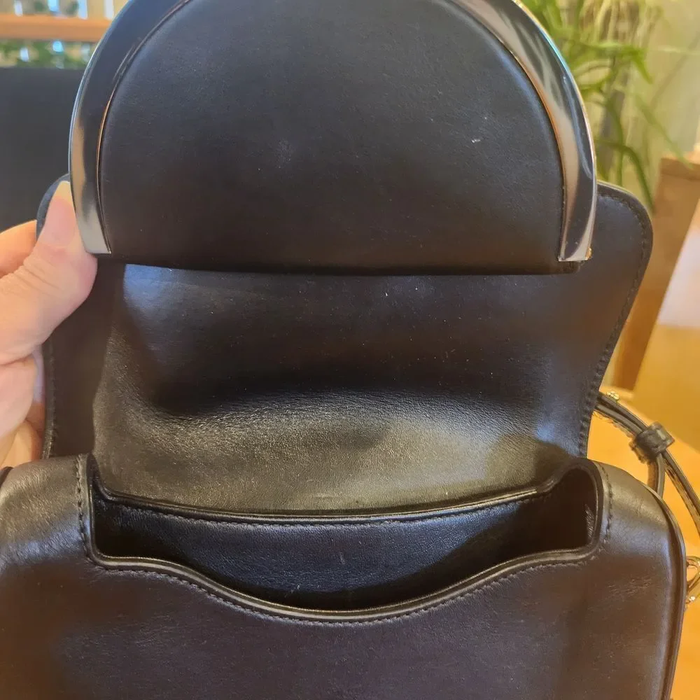 Balmain long find leather