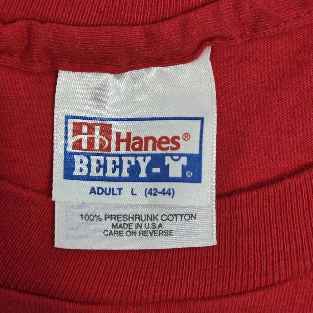 Hanes bold red