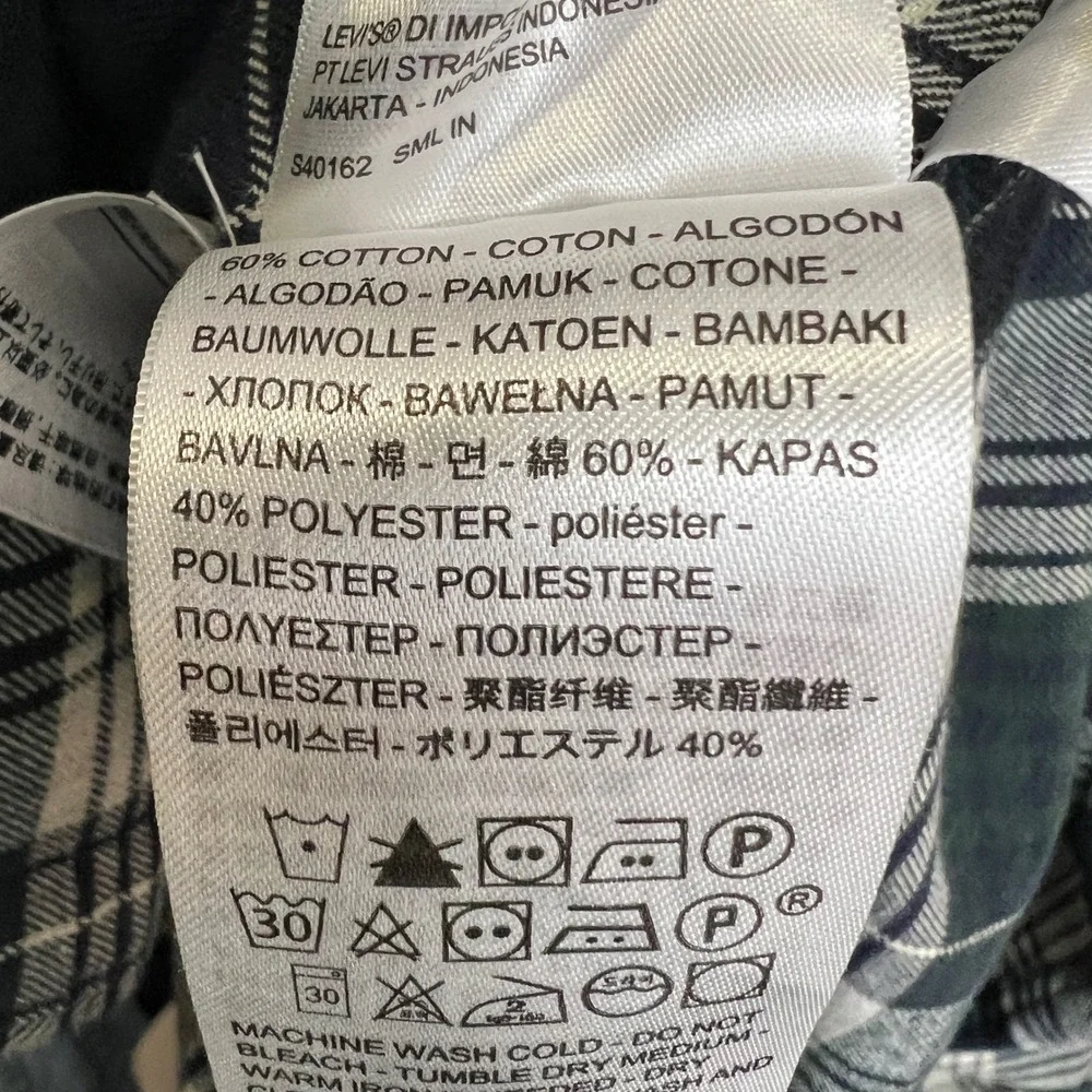 Levis levi plaid