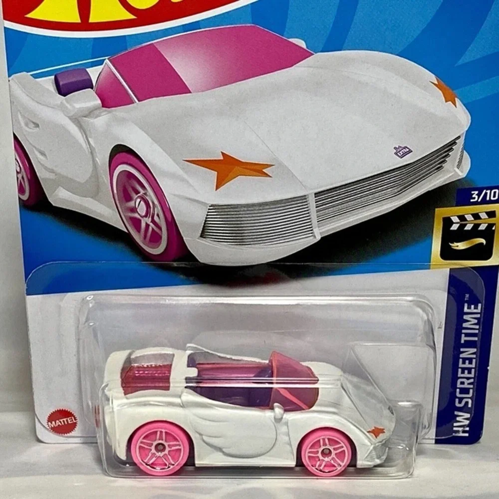 Hot Wheels Barbie Extra 57/250 HW Screen Time 3/10 White Pink 1:64 Die-cast 2022