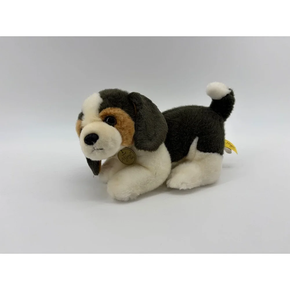 Aurora Miyoni Beagle Puppy Plush Kids Small Black White Tan Realistic‎ Toy