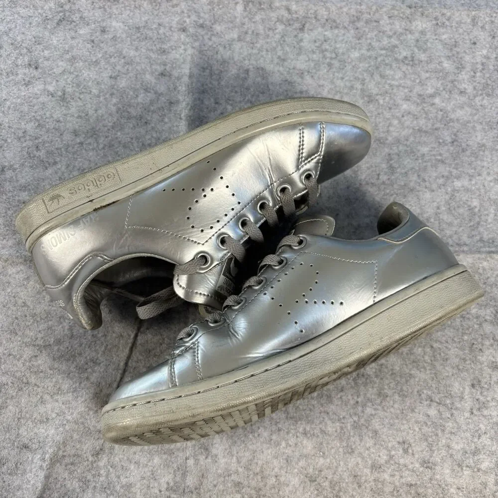 Raf Simons x Adidas Stan Smith Silver Metallic Mens Size 5 Womens Size 6 AQ2643