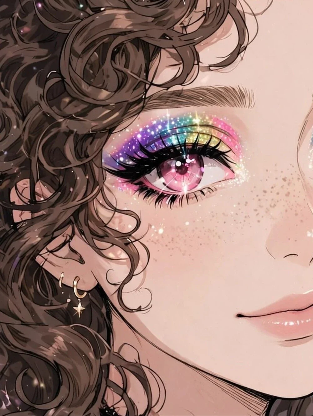Pink - Color Eye Wear Lenses - Costume Enhancements