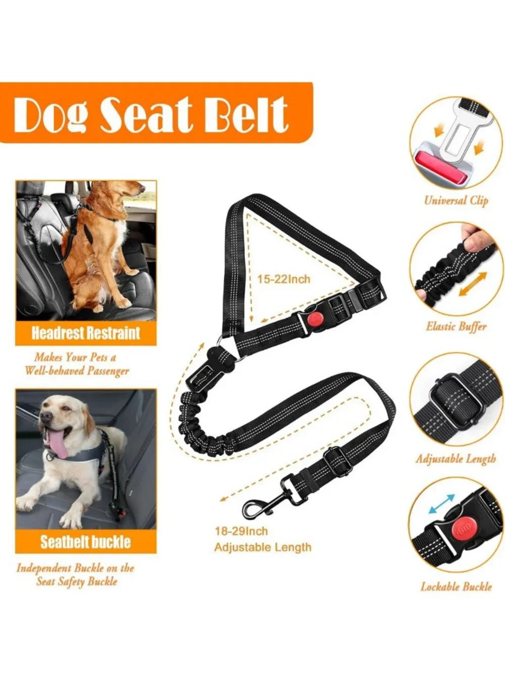 No Pull Dog Harness, Collar & Leash Set with Travel Accessories for Easy Walks