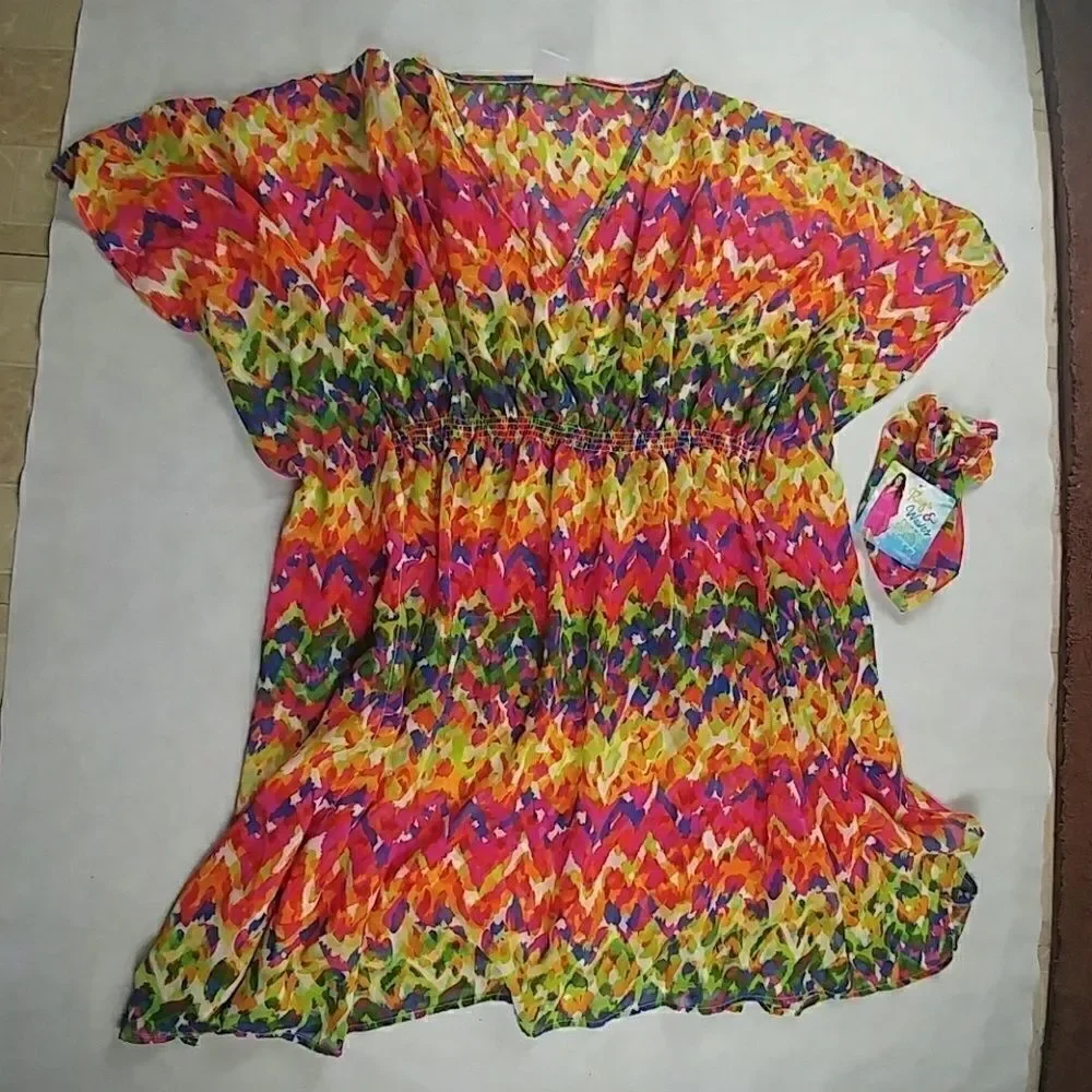 GORGEOUS CHIFFON swimsuit cover up
