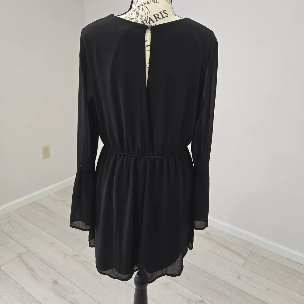 Xtraordinary black chiffon