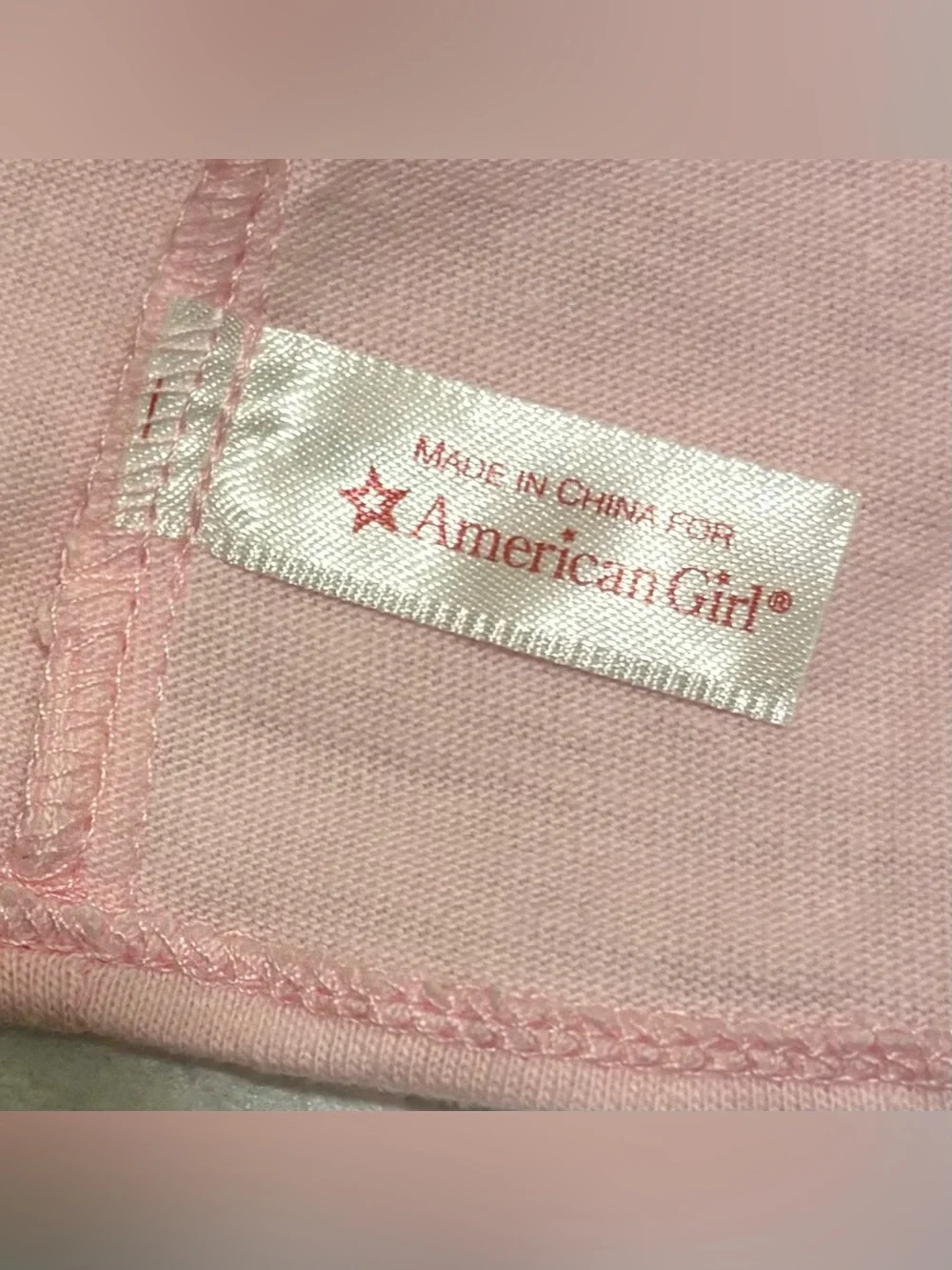 American Girl Place Pink Floral Doll Tee