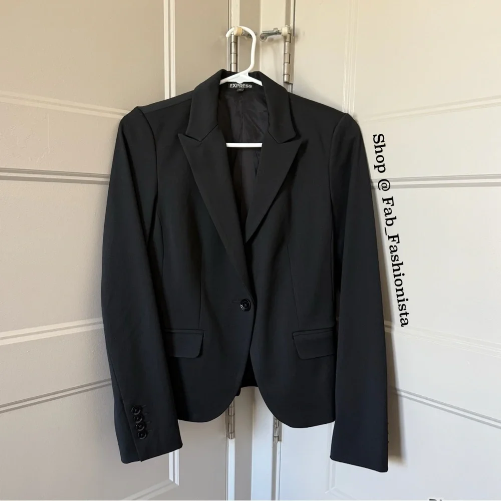 Express Classic Black Suit Jacket