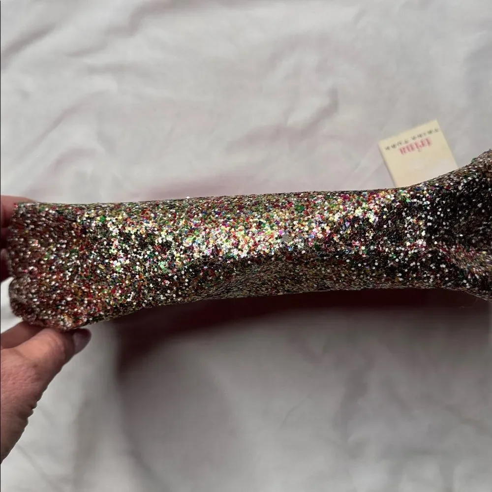 Trina Turk Glitter Cosmetic‎ Bag. NWT.