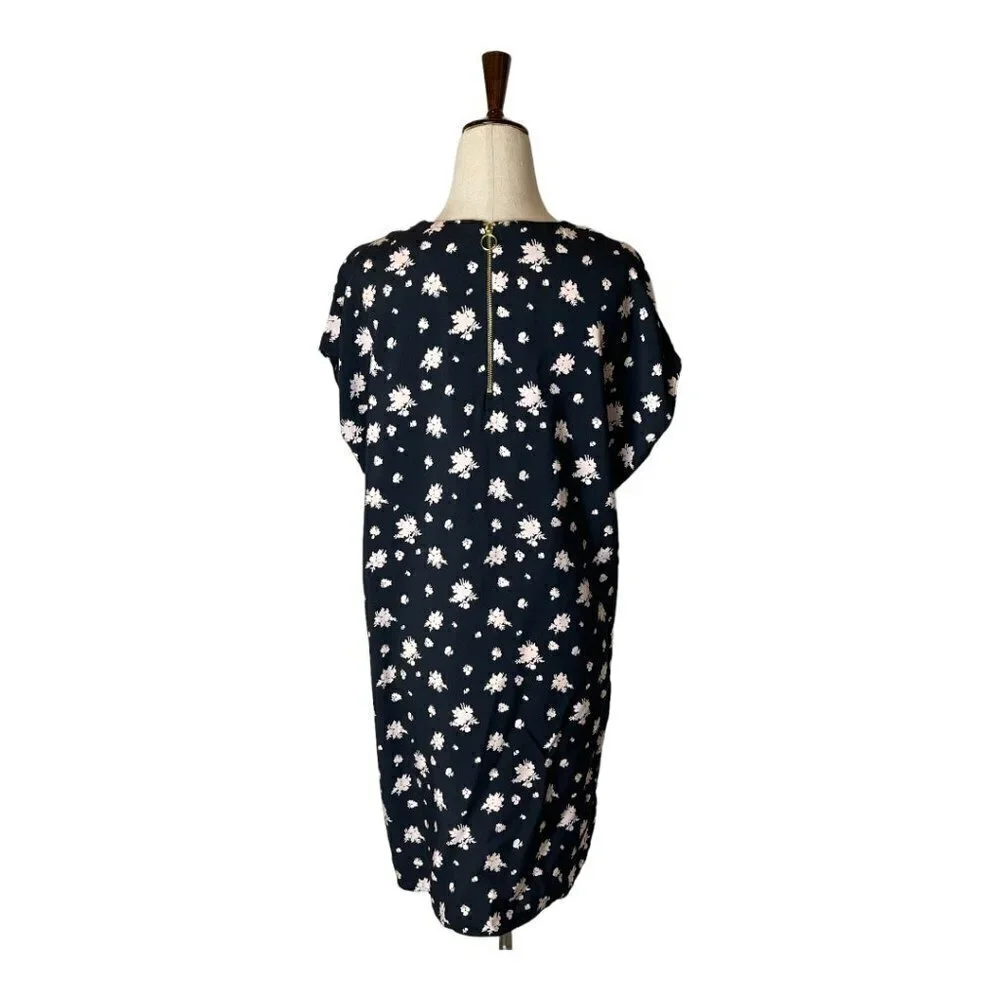 & Other Stories Paris Atelier Dress Women 8 Black Floral Shift Whimsigoth Boho