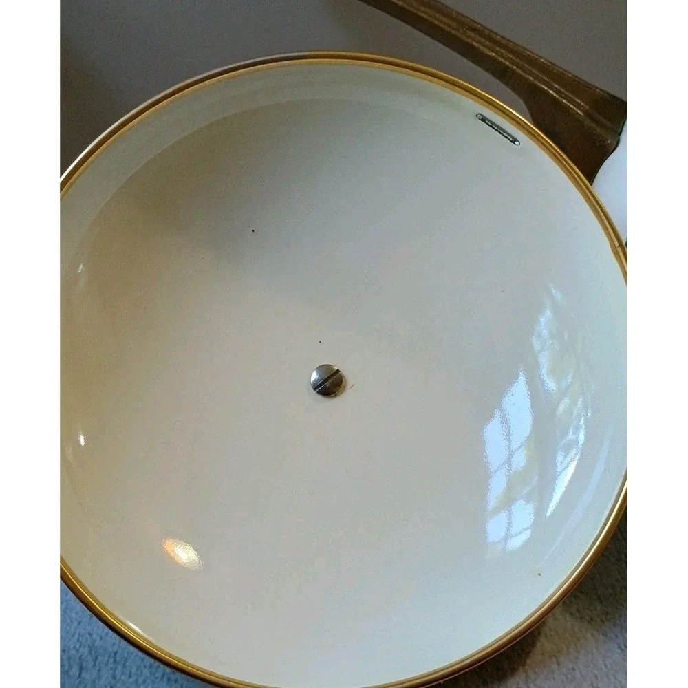 Villeroy & Boch‎ French Garden Enamel Cooking Pot (3 qt) With Lid Floral Decor