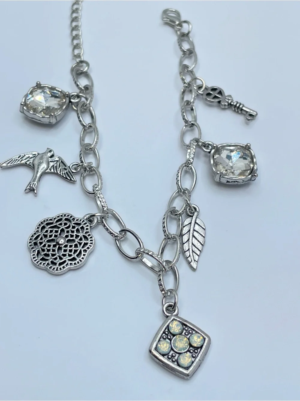 Unsigned stylish silver