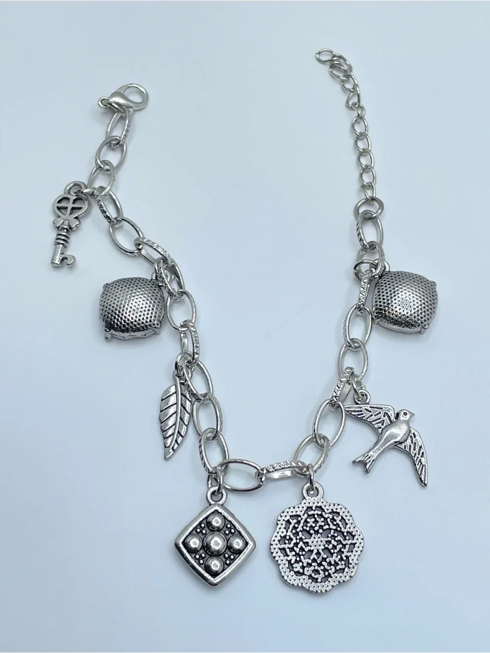 Unsigned stylish silver
