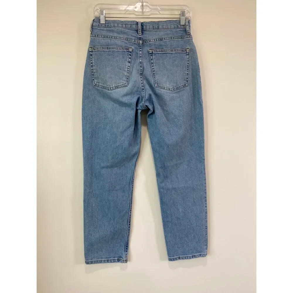 Everlane High Rise Straight Ankle Jeans Womens Size‎ 28 Preppy Normcore Business