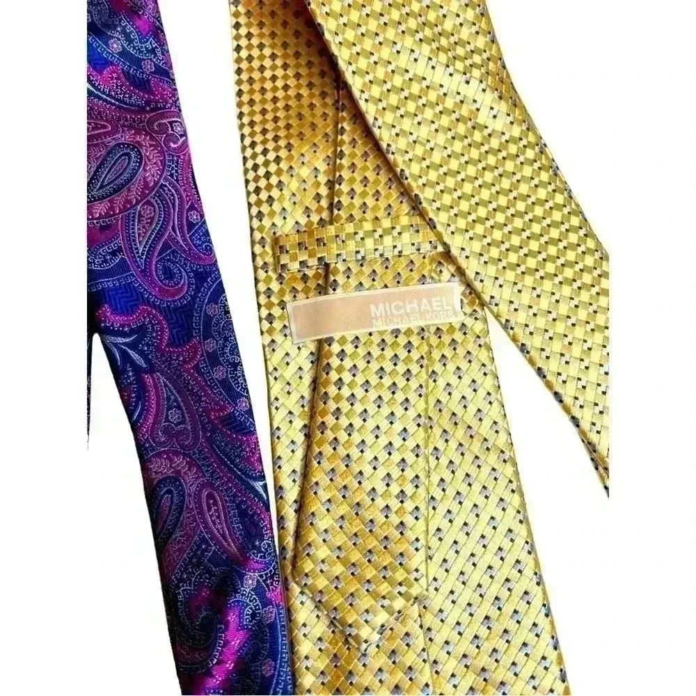 MEN’S LUXURY TIE BUNDLE• TED BAKER LONDON AND MICHAEL KORS•BEAUTIFUL TIE BUNDLE