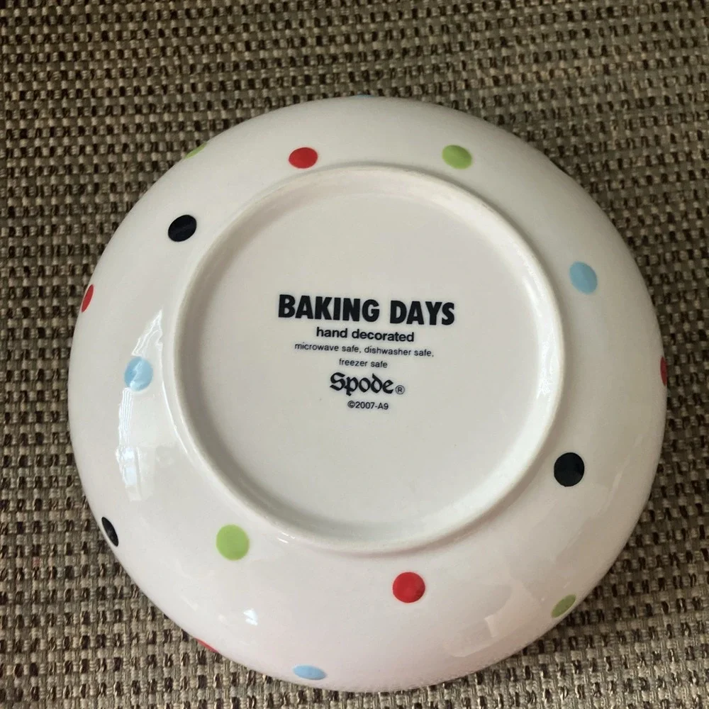Spode bowl mouth