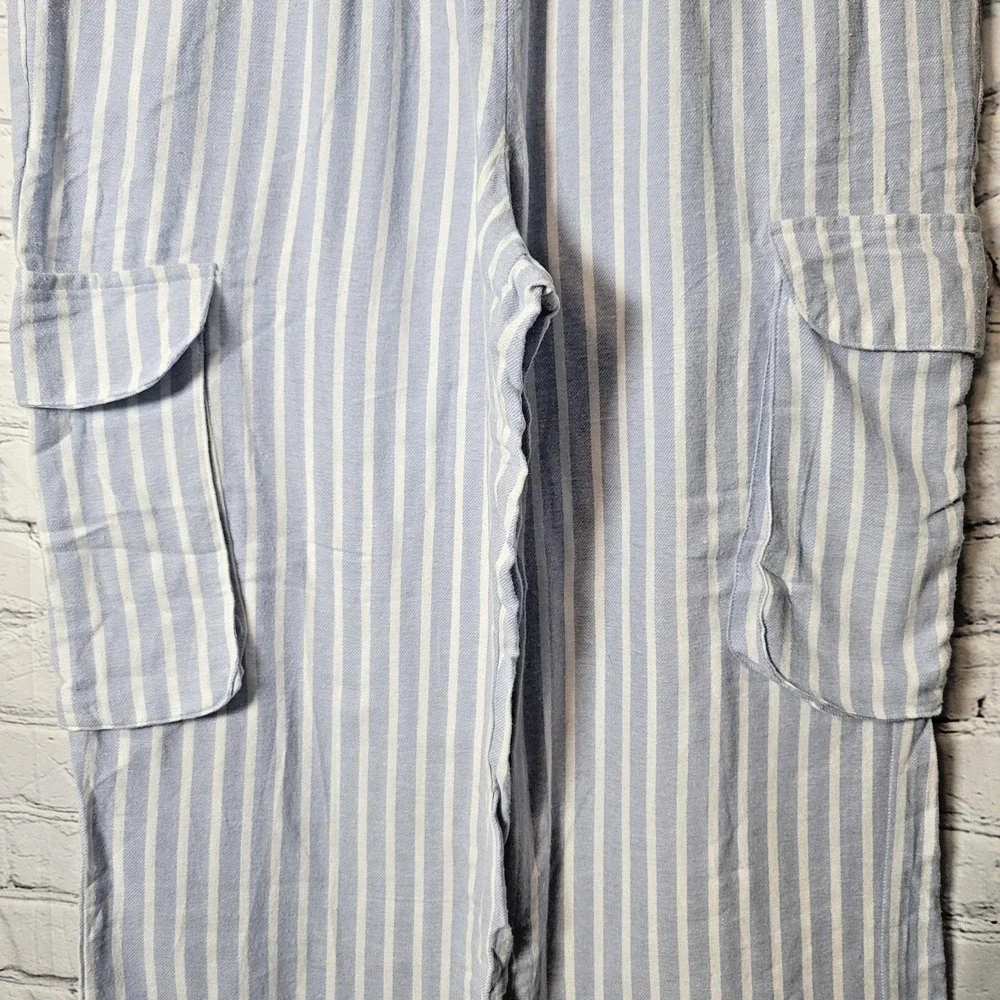 Happily Grey striped wide