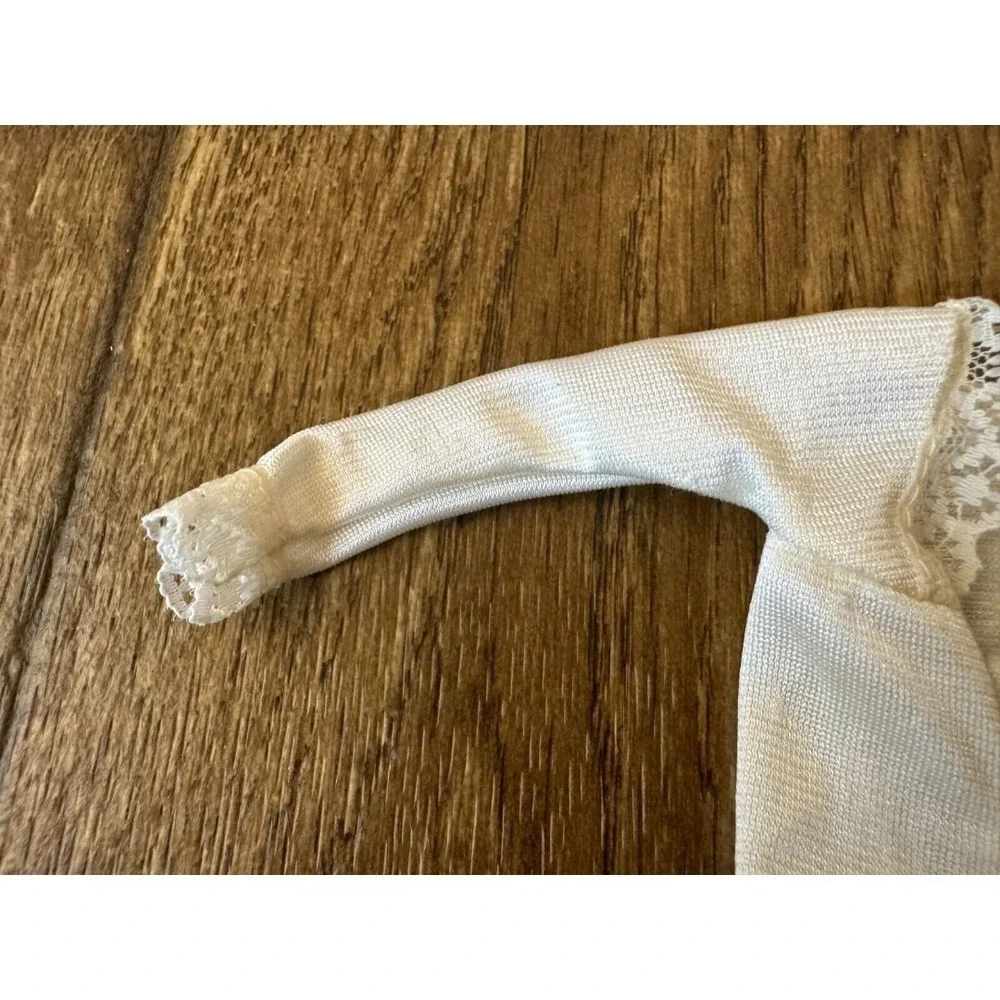 Vintage‎ 1981 Barbie Doll Designer Originals Fun N Fancy 3800 White Lace Dress