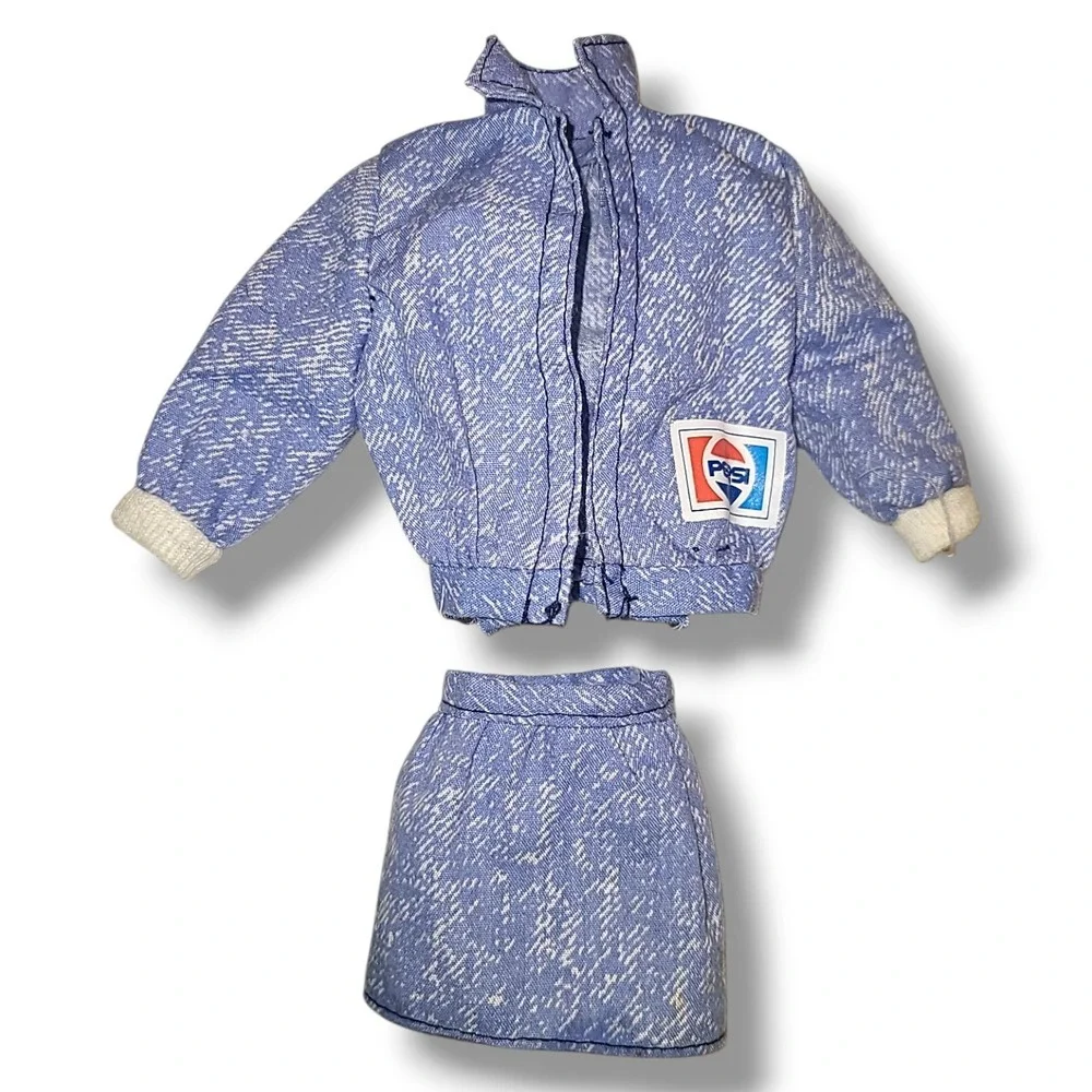 Vintage Barbie Pepsi Spirit Outfit Jacket Skirt 1989‎ Mattel 4869 No Accessories