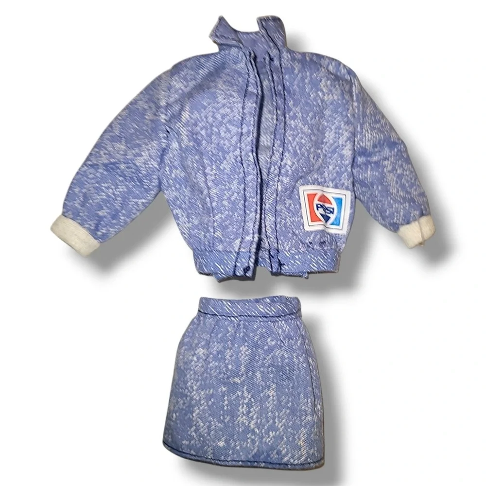 Vintage Barbie Pepsi Spirit Outfit Jacket Skirt 1989‎ Mattel 4869 No Accessories