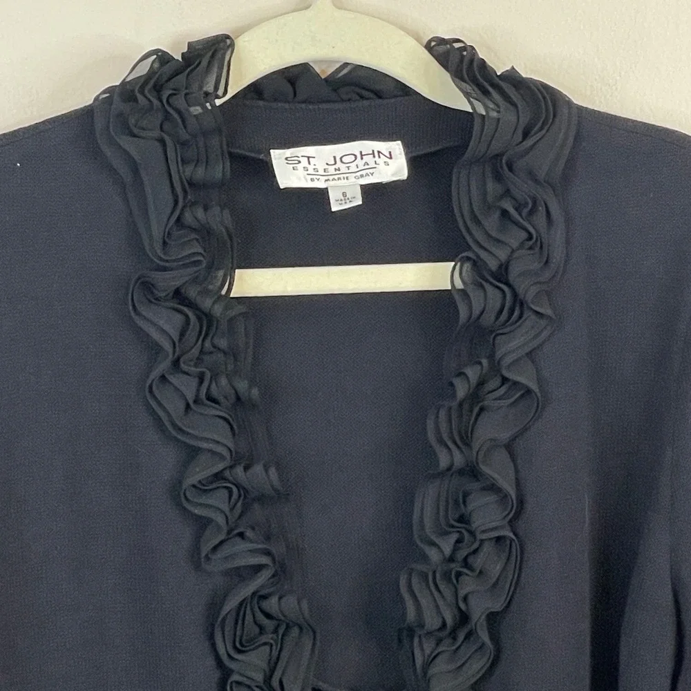 St. John style ruffle