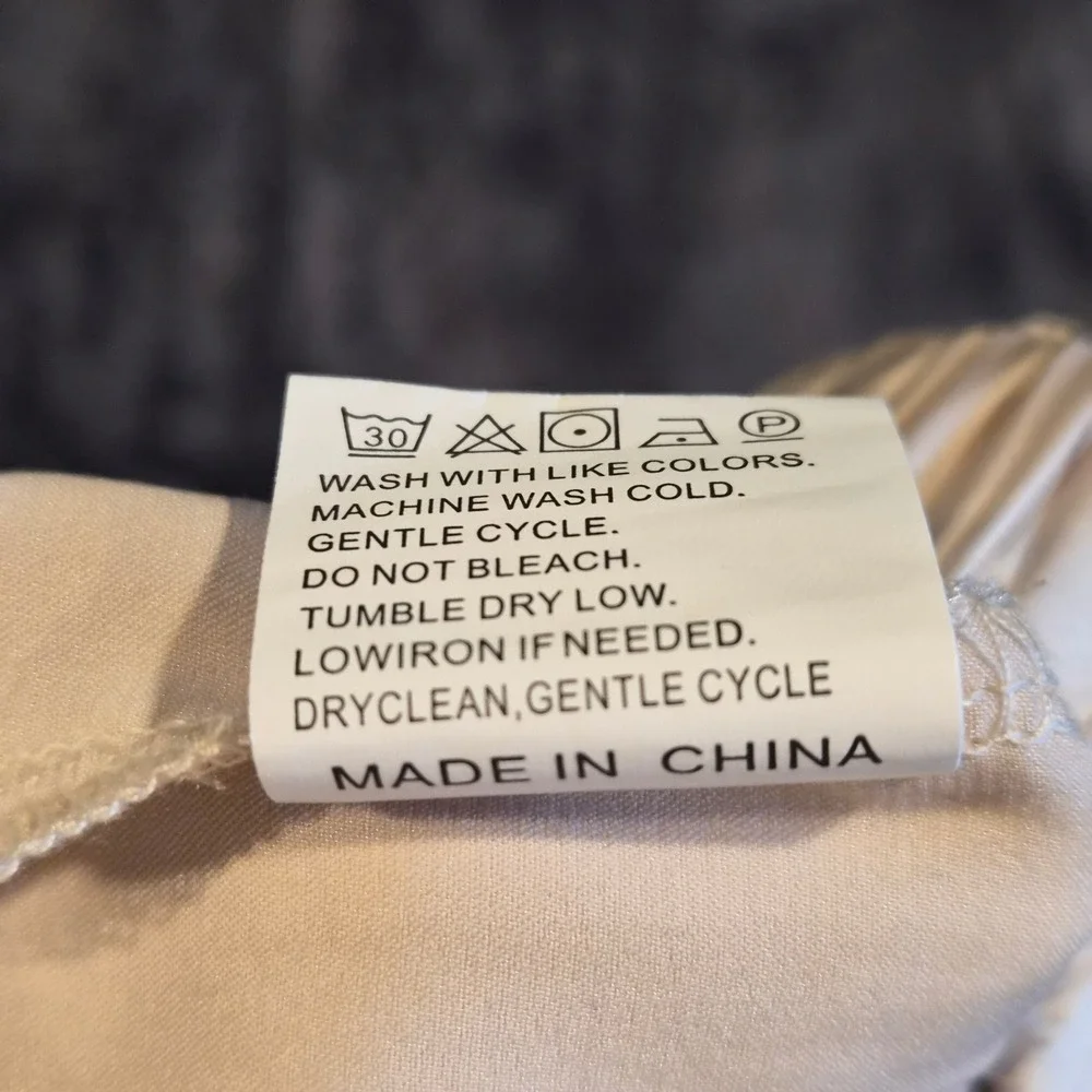 Champagne Satin Lace Trim Lounge Shorts Sleepwear Beige Small
