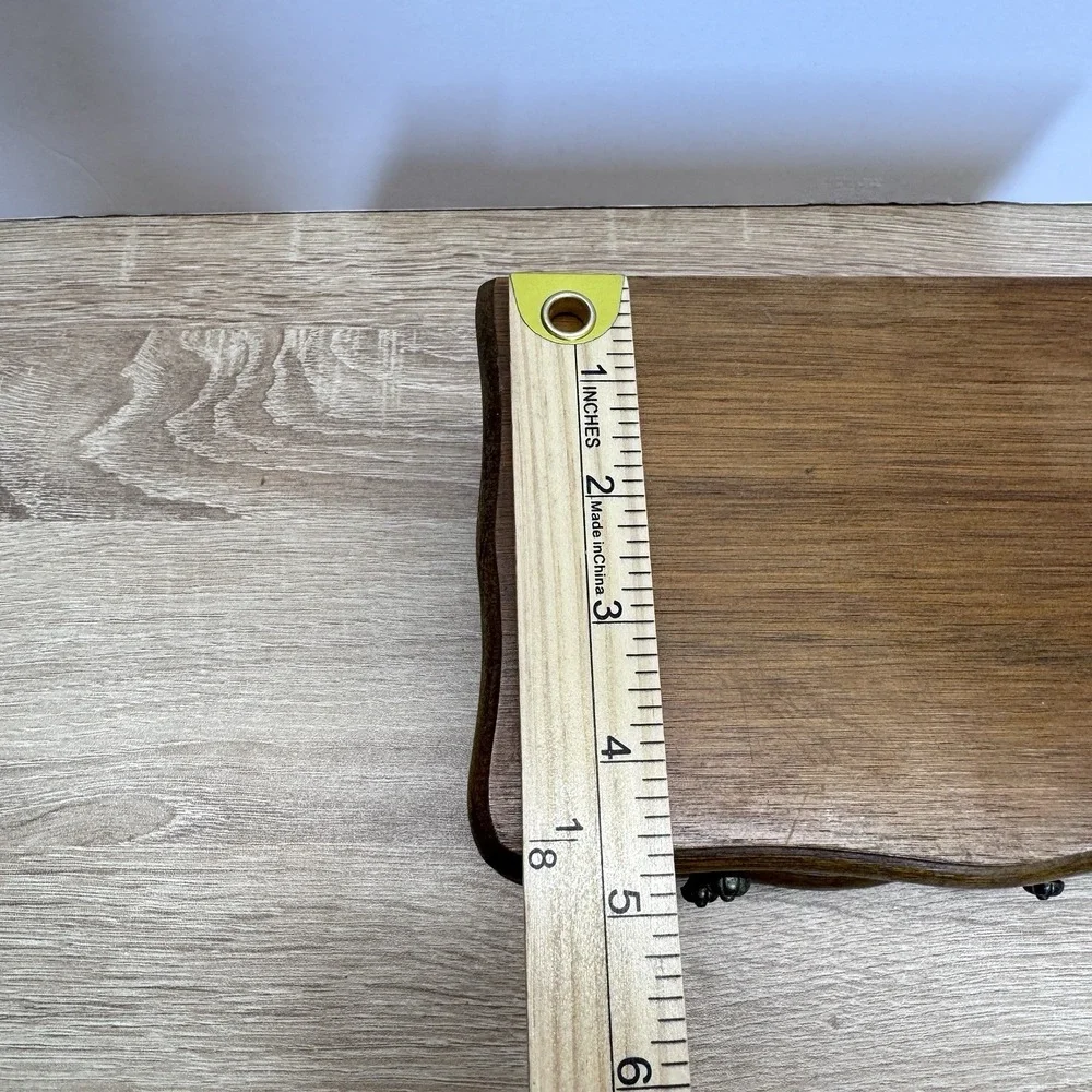 Wooden Jewelry Box Mini Chest 4 Drawer Mirror‎ Top Trinket Storage