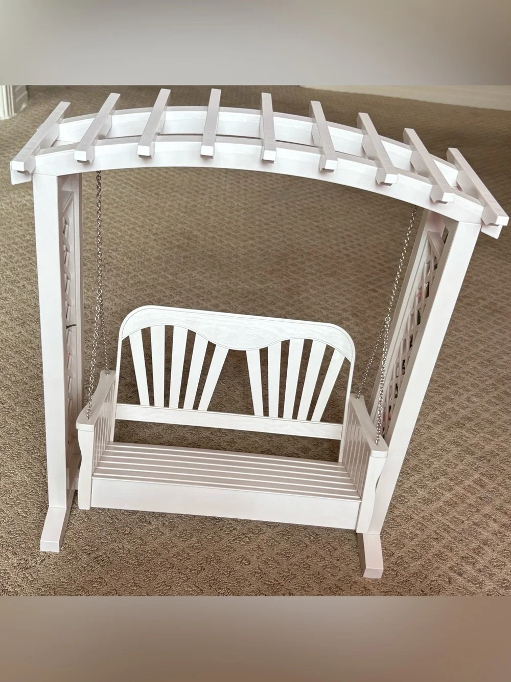 American Girl pergola #rare behind