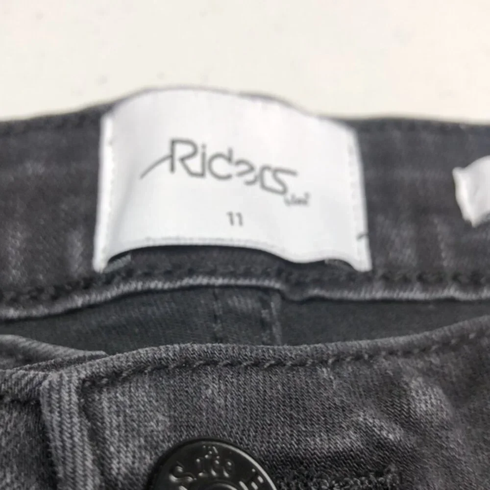 PREMIUM RIDERS BY LEE BLACK MID VEGAS SUPER SKINNY JEANS 11/31x28 ⭐️
