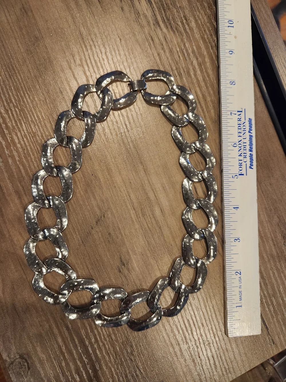 Vintage chunky silver