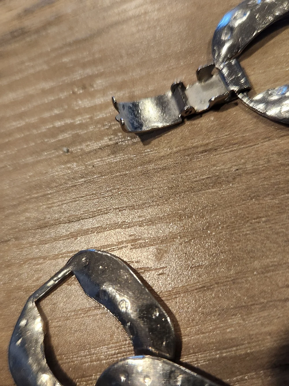 Vintage chunky silver