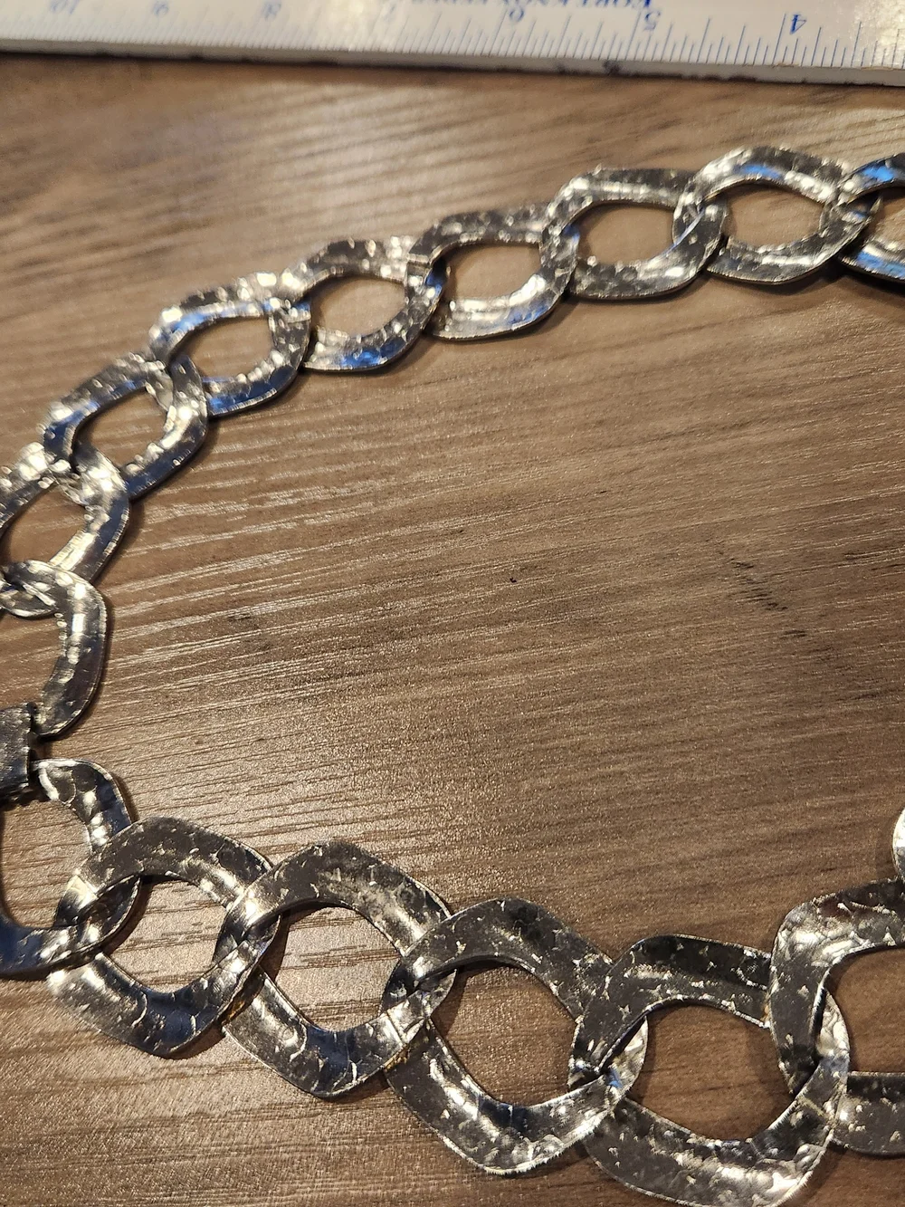 Vintage chunky silver