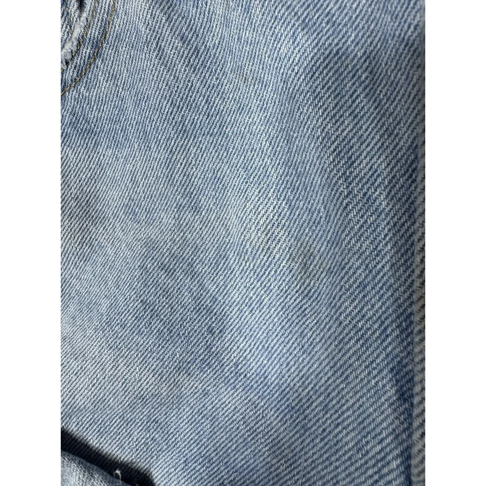 Levi's 501 Woman Size W28 Blue Denim Button Fly Jean‎ Water Less Shorts
