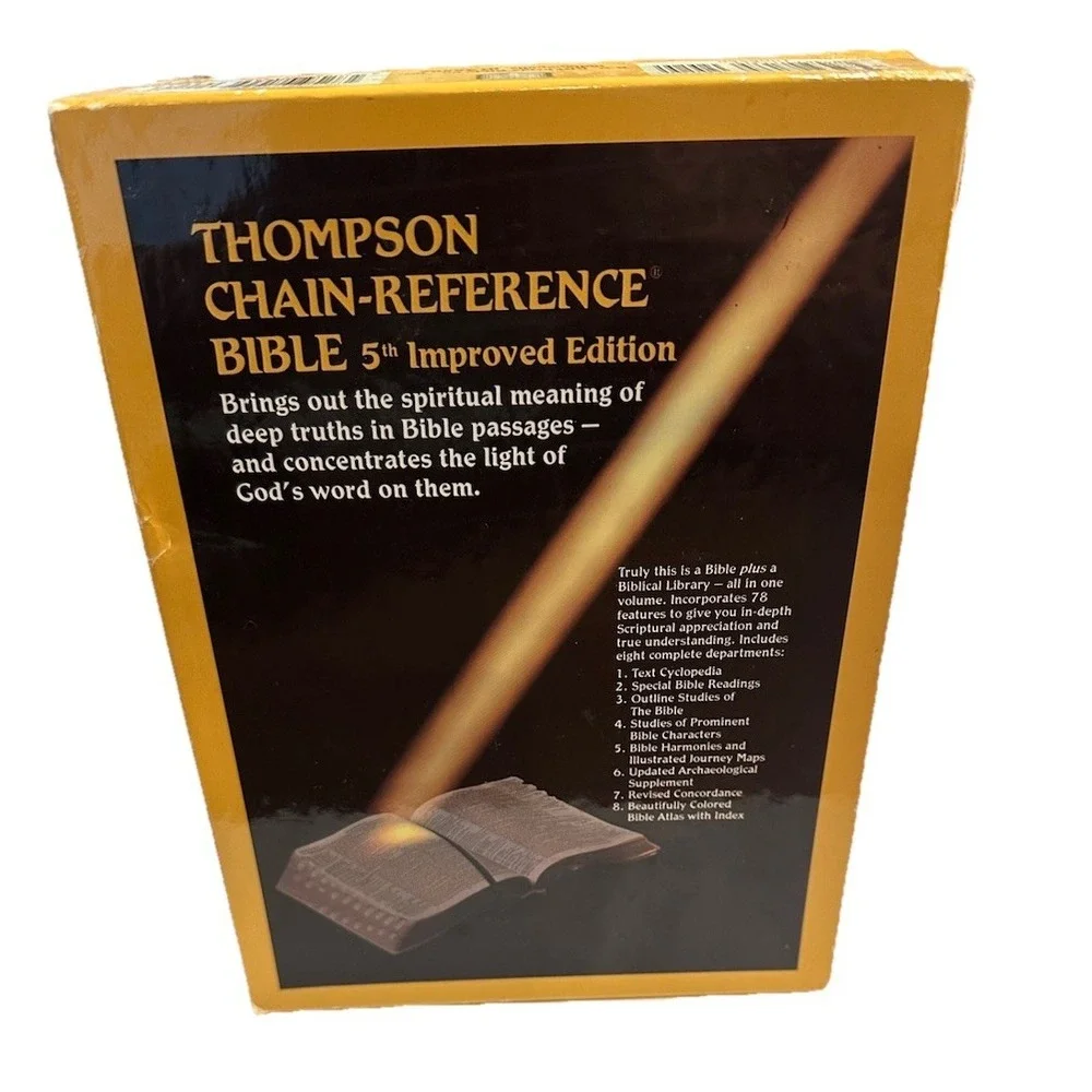 Thompson Chain-Reference 5th & Improved Edition HB/DJ Red Letter Edition Bible‎